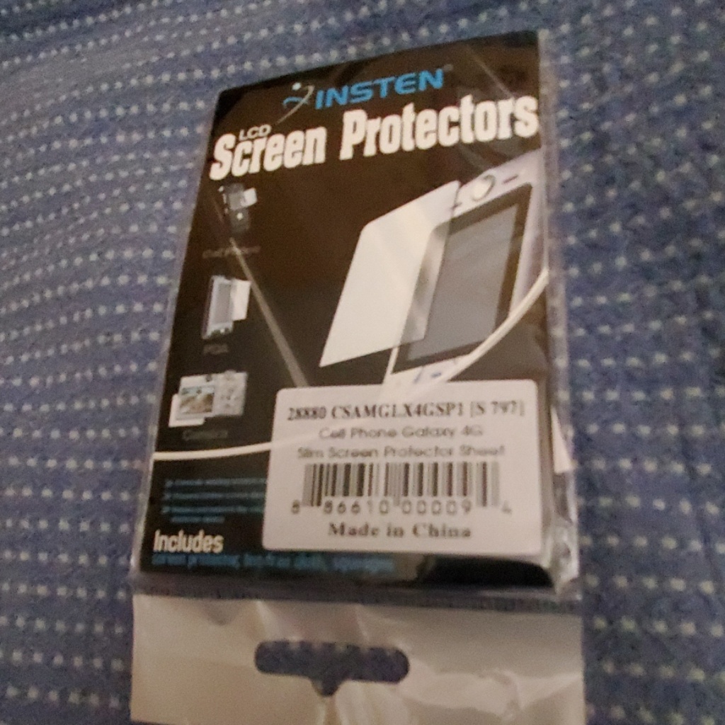 Galaxy 4g Screen Protector Sheet